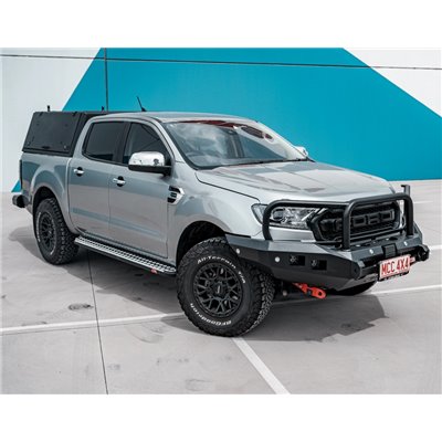 MCC Rocker Black Bullbar Inc Fog Lights (Ford Ranger PX MKIII 2019 on)