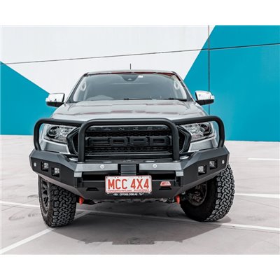 MCC Rocker Black Bullbar Inc Fog Lights (Nissan Y62 Patrol 2013 on)