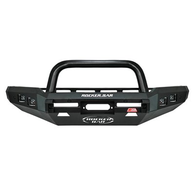 MCC Rocker Black Bullbar Single Loop Inc Fog Lights suitable for Toyota Fortuner 2015 on