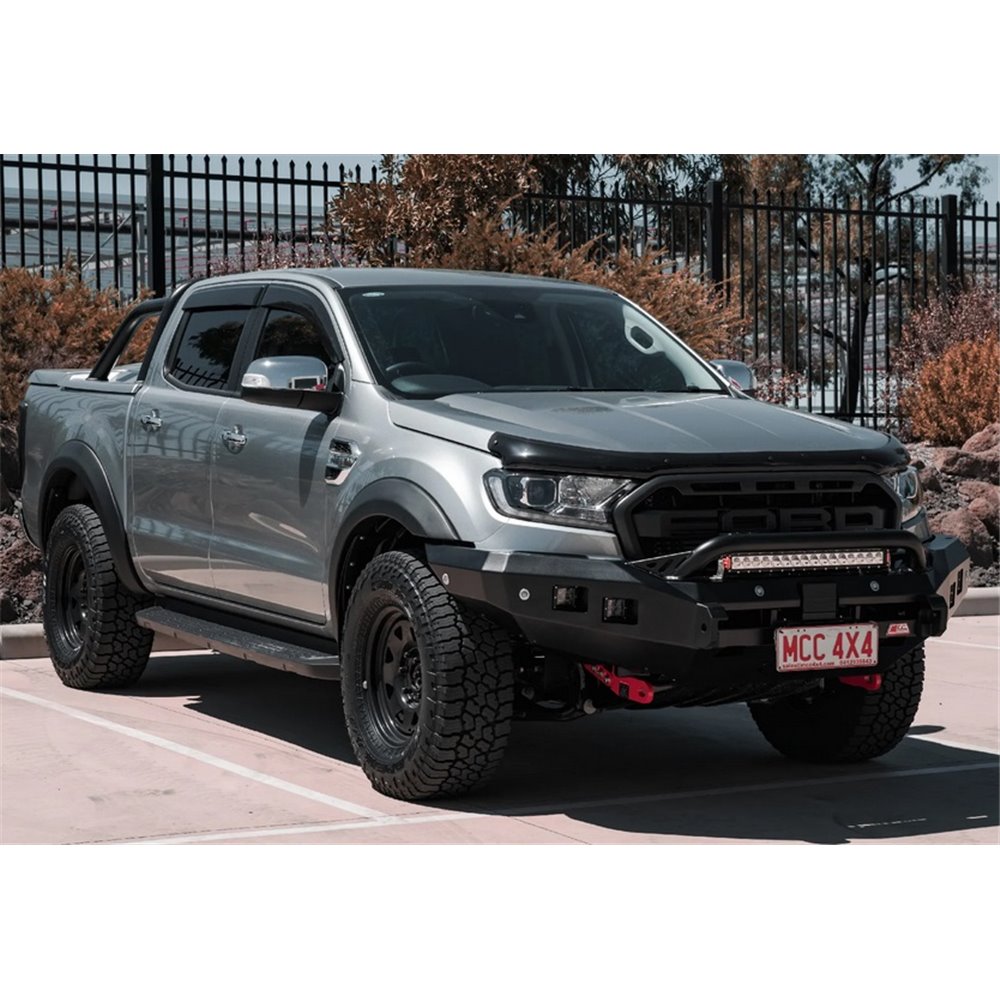 MCC Rocker Black Bullbar Single Loop Inc Fog Lights (Nissan R51 ...