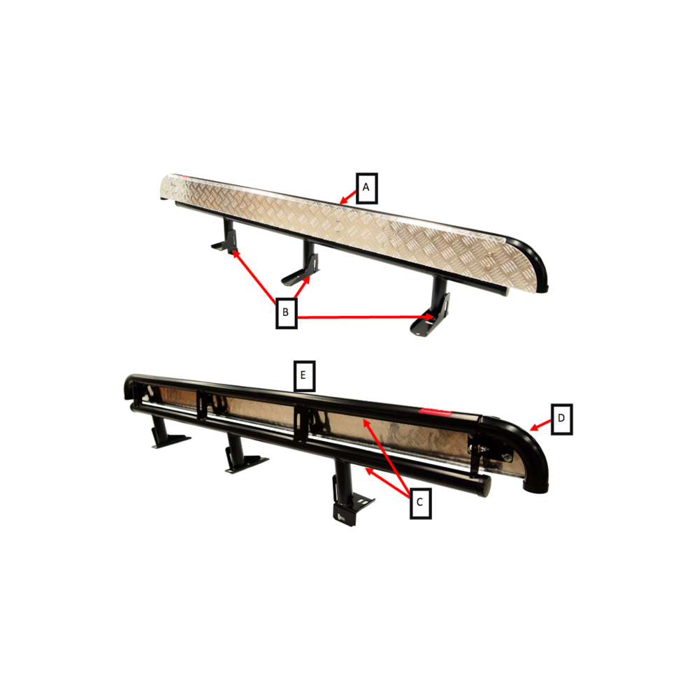 MCC Side Steps (Holden Colorado 7 2012 2016)