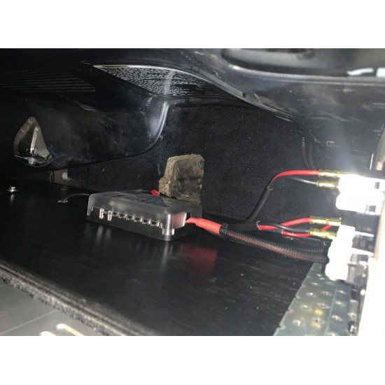 Optional Fuse Block 6 or 12 Way for Power Sockets