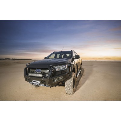 AFN 4x4 Front Bullbar (Ford PX MK2 Ranger 2015 on) complete with winch mount and Fog Light Inserts AFN 4x4 Front Bullbar (Ford PX MK2 Ranger 2015 on) complete with winch mount and Fog Light Inserts