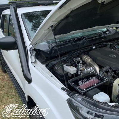 Fabulous Fabrication SS Snorkel and Airbox Kit  (Nissan NP300 D23 Navara 2015 on)
