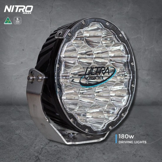 Ultra Vision NITRO 180 Maxx LED Driving Lights (Pair)