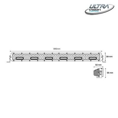Ultravision NITRO Maxx 305W 35″ LED Light bar