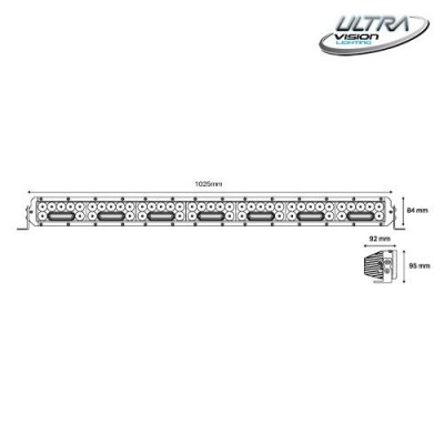 Ultravision NITRO Maxx 355W 40″ LED Light bar