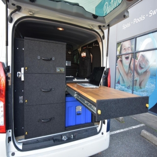 We don’t just fit out your 4WD with Custom Drawers. We have the perfect Van solutions too. Check out this massive Build in this Van. Perfect home office with the slide out Table for the laptop and even a 200ah Deep Cycle Systems battery with a REDARC Electronics 2000w Inverter charged by a REDARC Electronics BCDC1250D Charger. 

We subbed in NG Elec to assist with a 240v caravan Input for when out on site and to install 2x 2 way 240v sockets. So the customer can switch it between house power and the REDARC Electronics inverter. 

For those dark places we installed 4 Ledlenser Signature Lights and Charging docks. 

Come see the best for your Van, 4x4 and Custom Canopy Builds

#fitmy4wd #fitmy4wdcustomdrawers #getfitted #customvanfitout #onestopshop